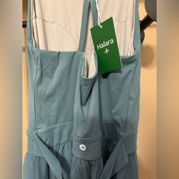 HALARA Women's Teal Jumpsuit Size M Stretchy Chic - Picture 6 of 9